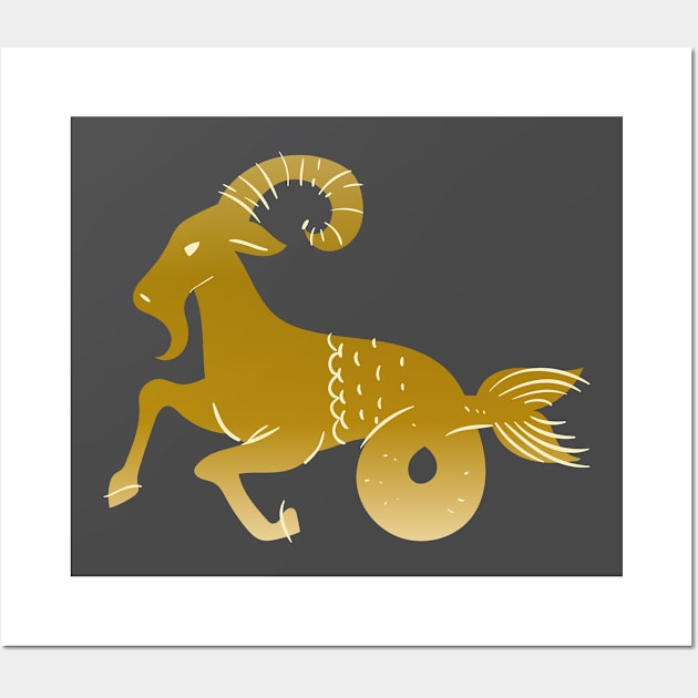 Capricorn Horoscope Insights: Navigating Success and Stability Wall Art by aleo